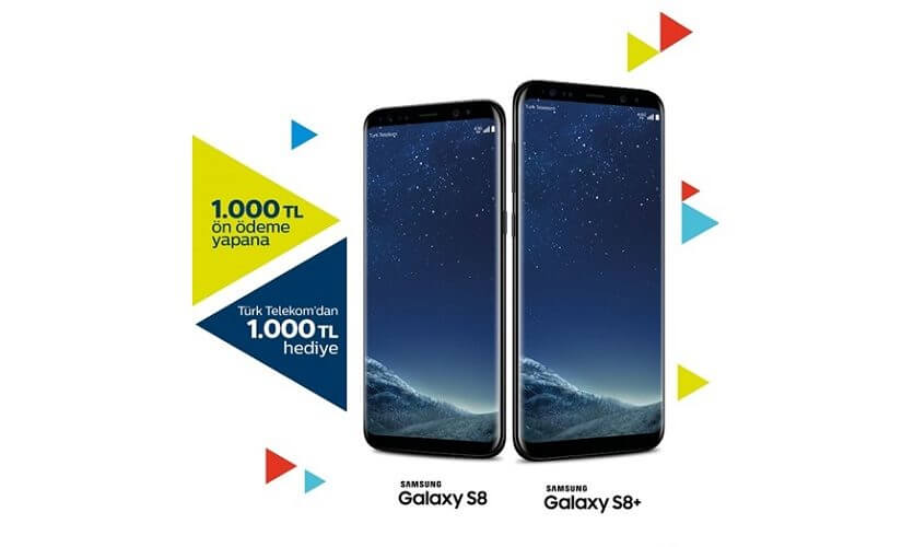Samsung Galaxy S8 ve S8+, Türk Telekom’da 1.000 TL indirimle satışa sunuldu