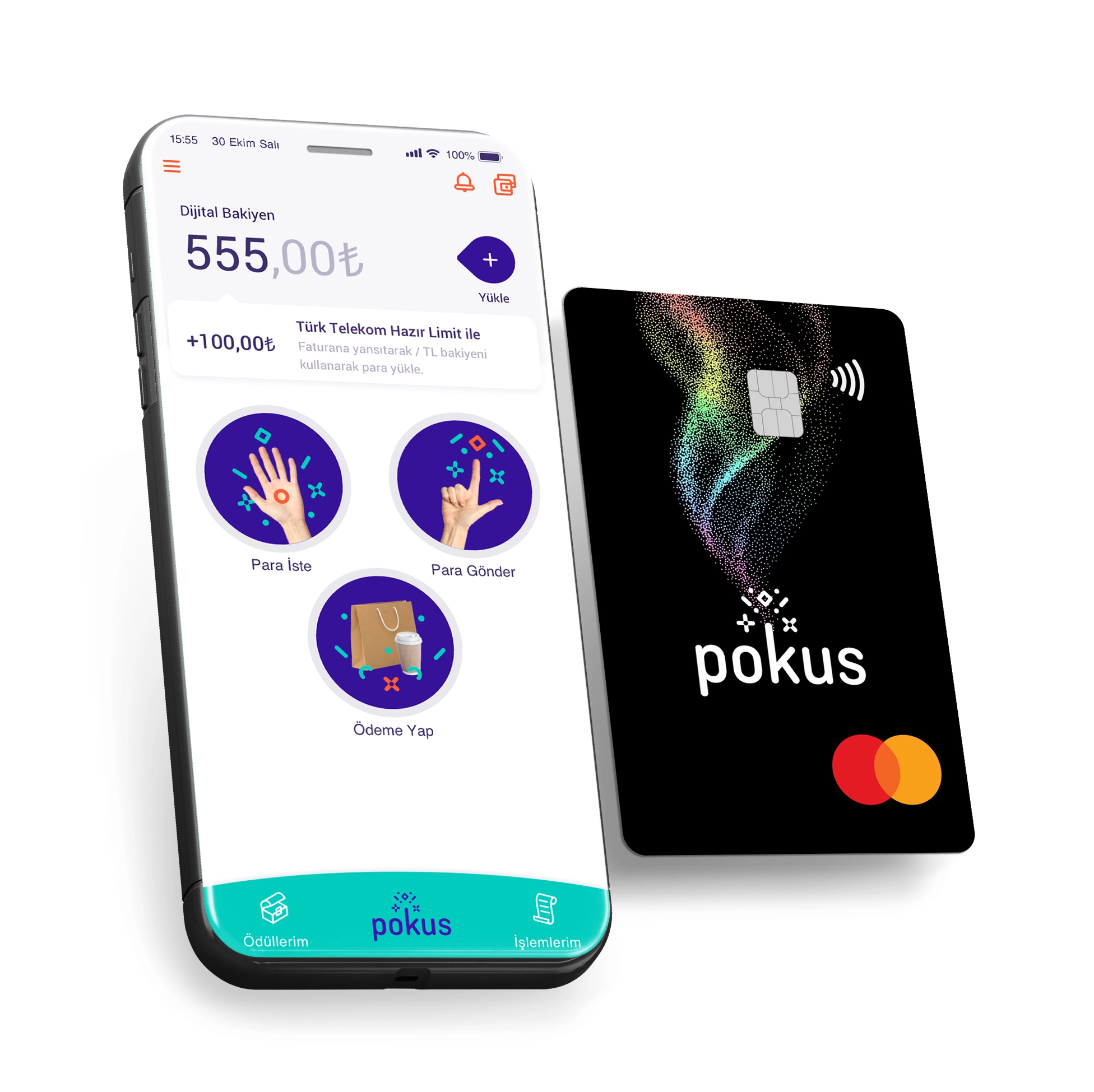 Türk Telekom'un e-cüzdan uygulaması Pokus'tan ‘Hazır Limit’ özelliği