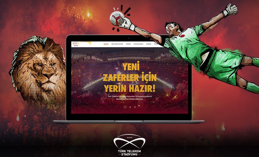 Türk Telekom Stadyumu’na “Aslan Gibi” yeni web sitesi