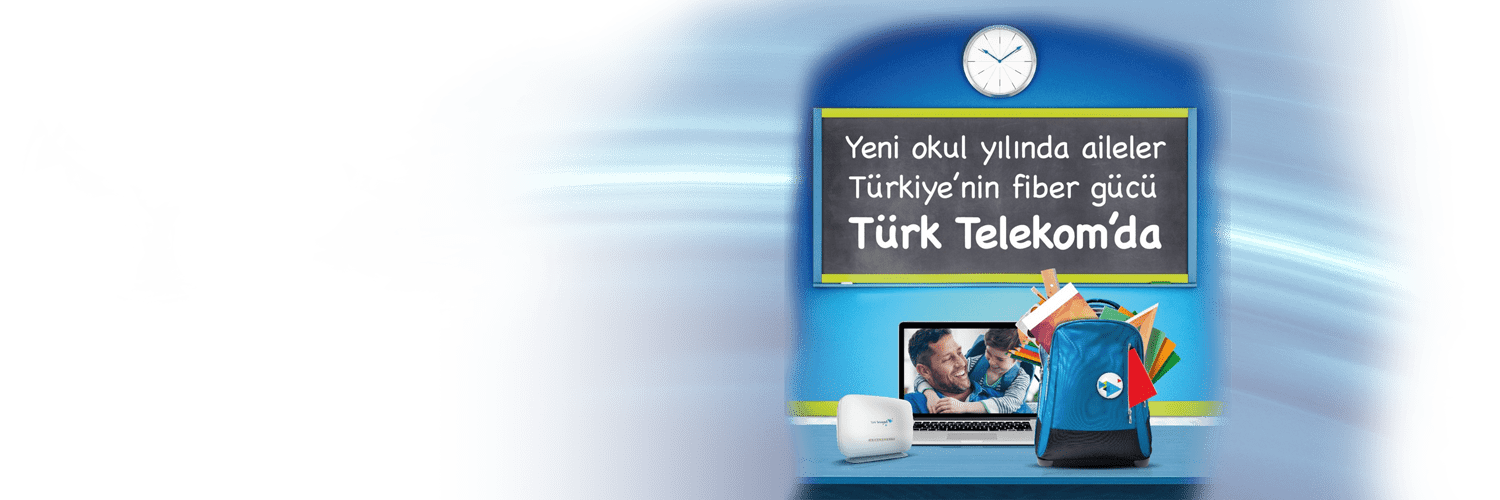Yeni eğitim öğretim yılında aileler, Türkiye’nin fiber gücü Türk Telekom’da